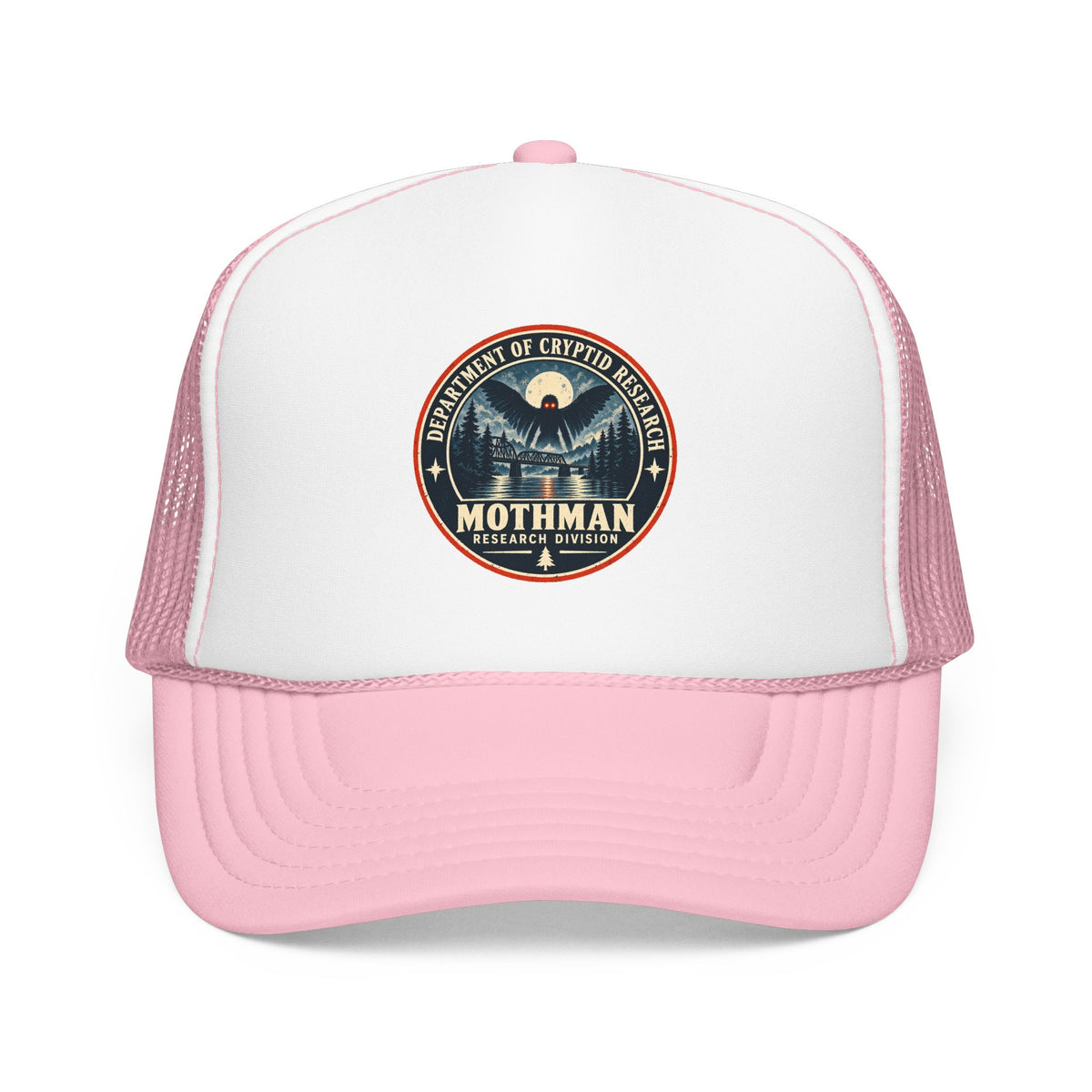 Mothman Department of Cryptid Research Foam Trucker Hat