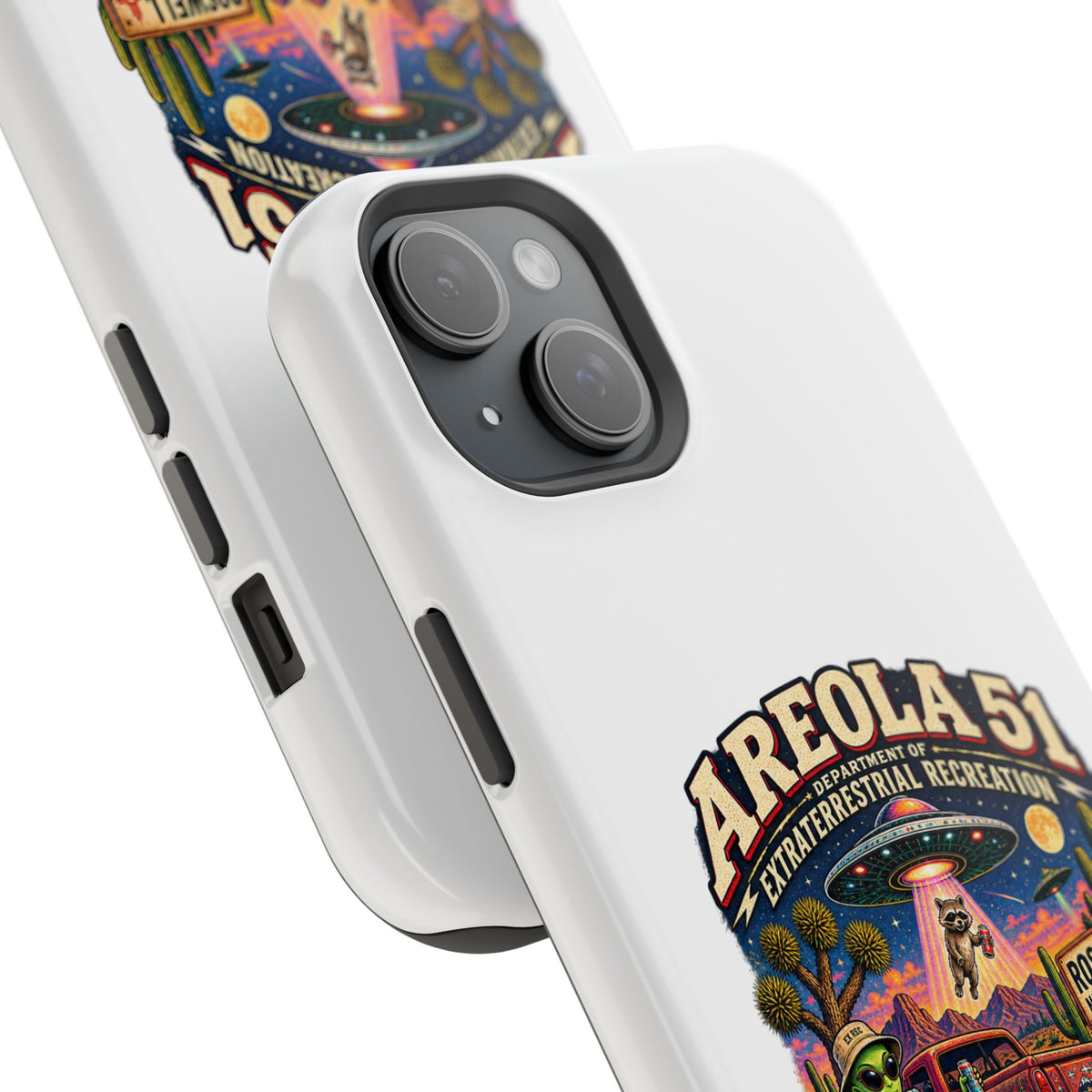 Areola 51 retro Magnetic Impact-Resistant Phone Case