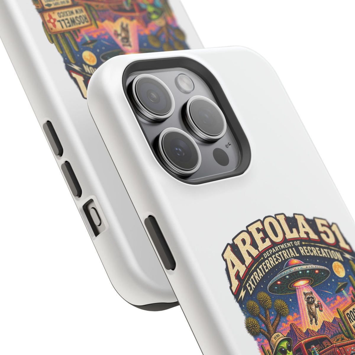 Areola 51 retro Magnetic Impact-Resistant Phone Case
