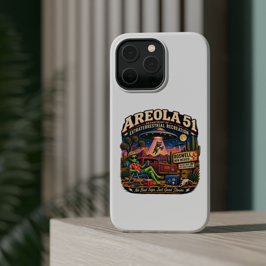 Areola 51 retro Magnetic Impact-Resistant Phone Case