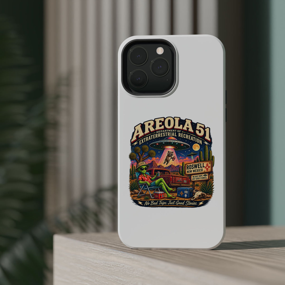 Areola 51 retro Magnetic Impact-Resistant Phone Case