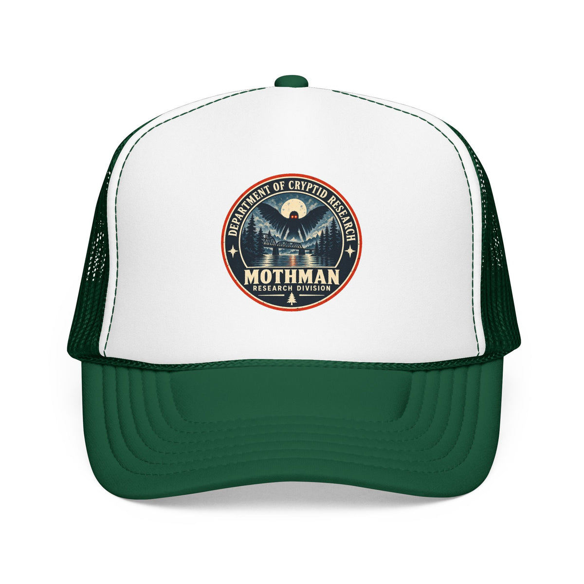 Mothman Department of Cryptid Research Foam Trucker Hat