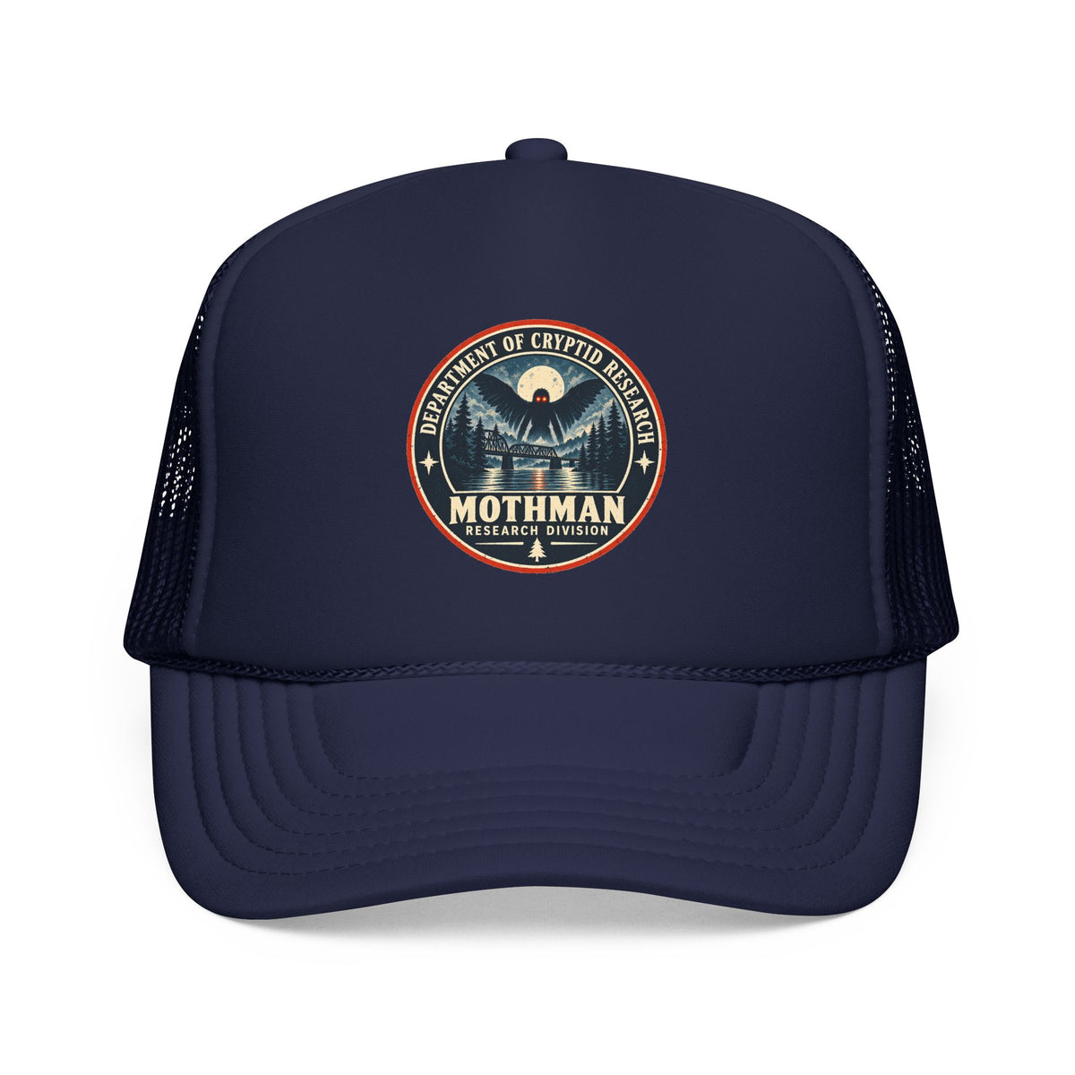 Mothman Department of Cryptid Research Foam Trucker Hat