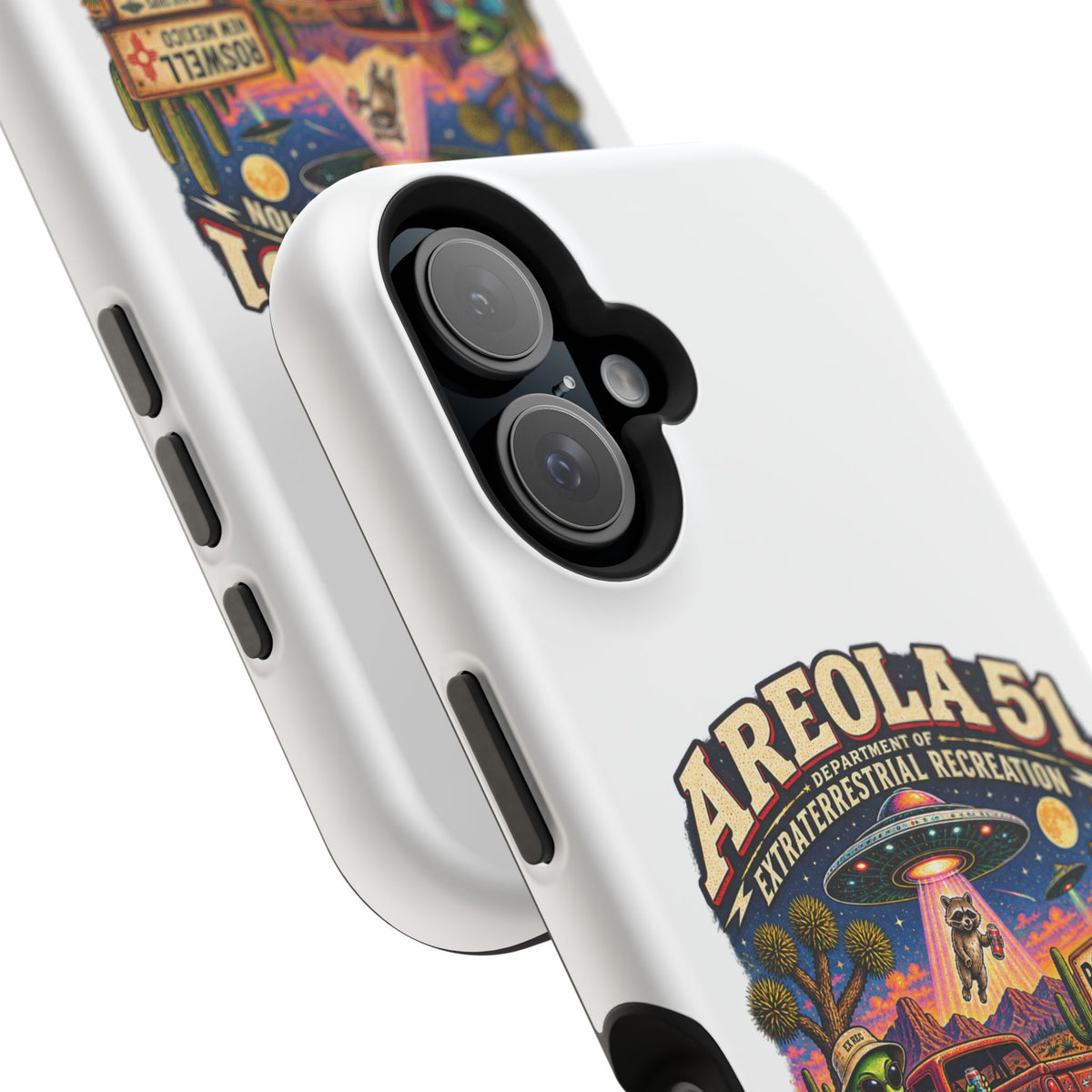 Areola 51 retro Magnetic Impact-Resistant Phone Case