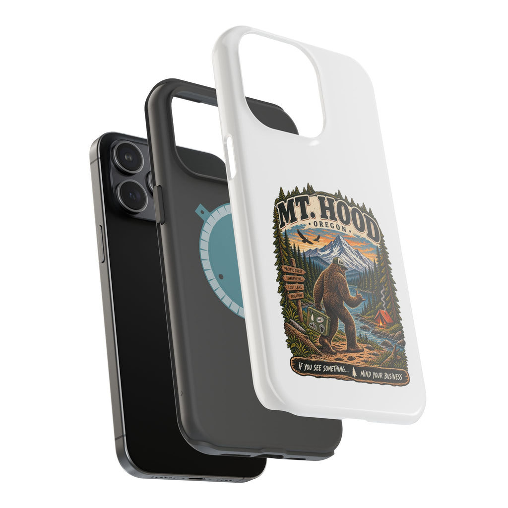 Mt. Hood Oregon Sasquatch Phone Case — Magnetic Impact-Resistant
