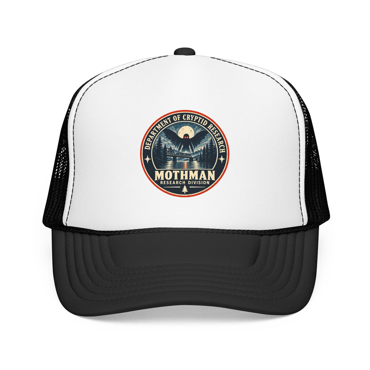 Mothman Department of Cryptid Research Foam Trucker Hat