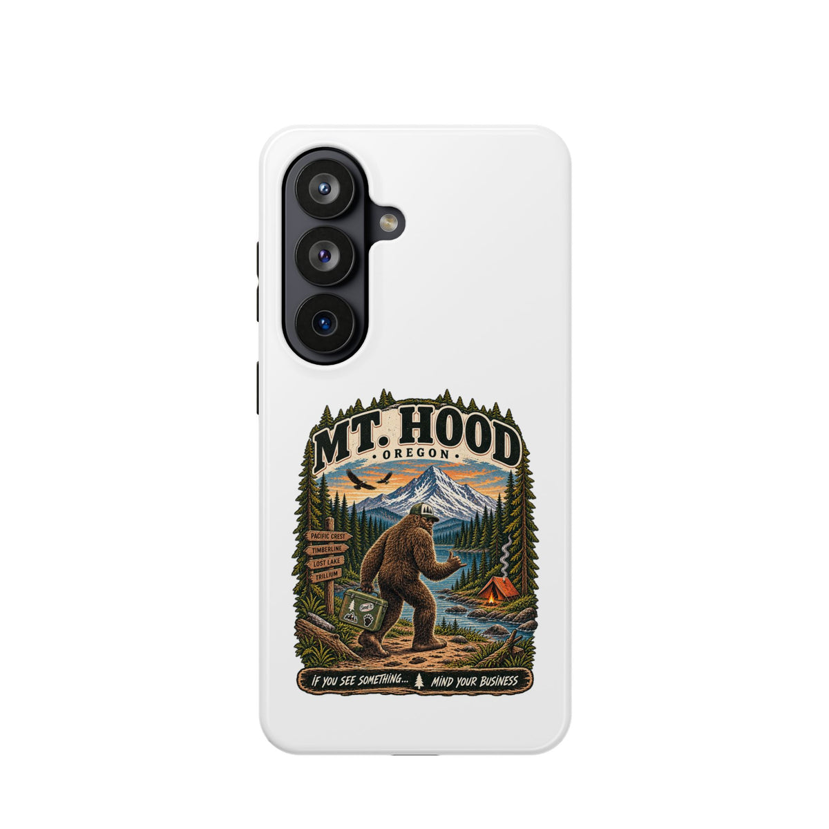 Mt. Hood Oregon Sasquatch Phone Case — Magnetic Impact-Resistant