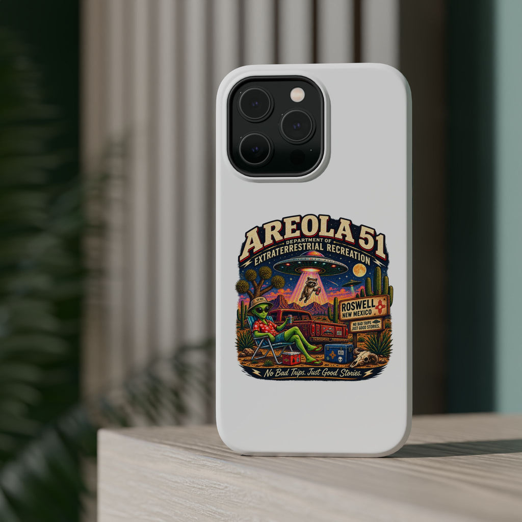 Areola 51 retro Magnetic Impact-Resistant Phone Case