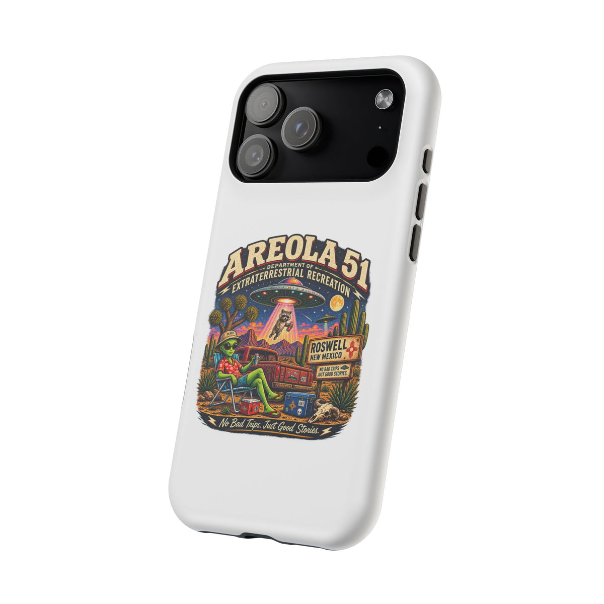 Areola 51 retro Magnetic Impact-Resistant Phone Case