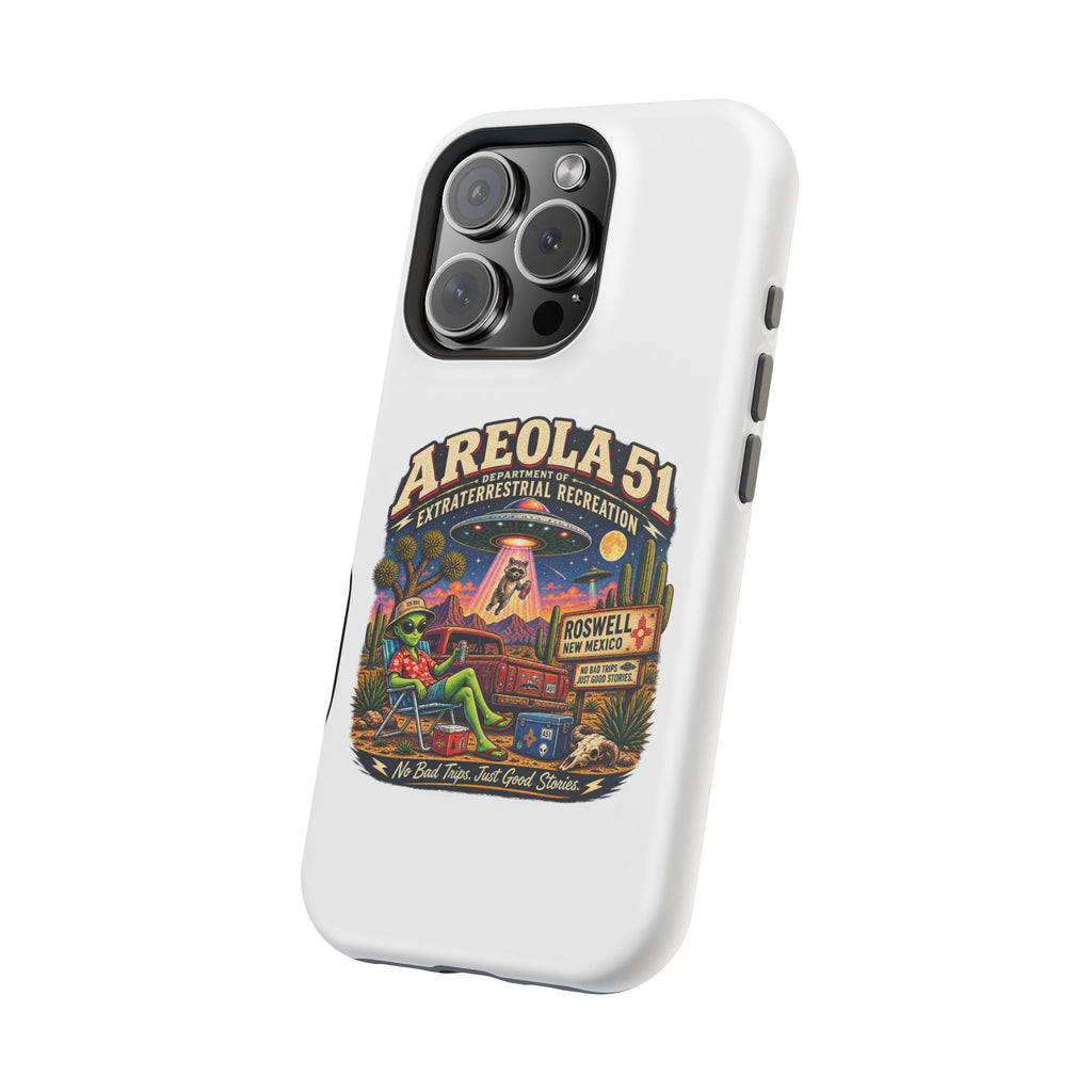 Areola 51 retro Magnetic Impact-Resistant Phone Case