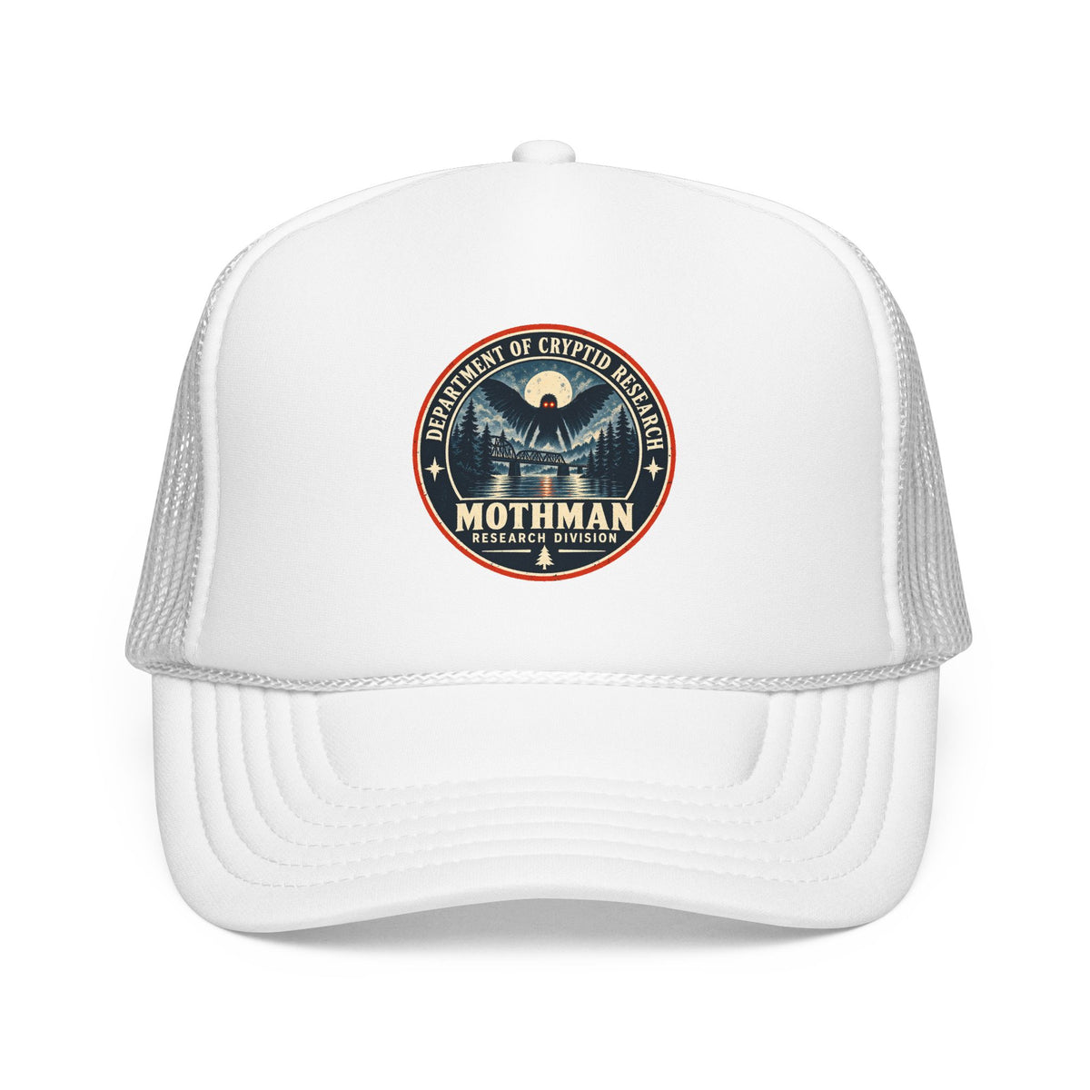 Mothman Department of Cryptid Research Foam Trucker Hat