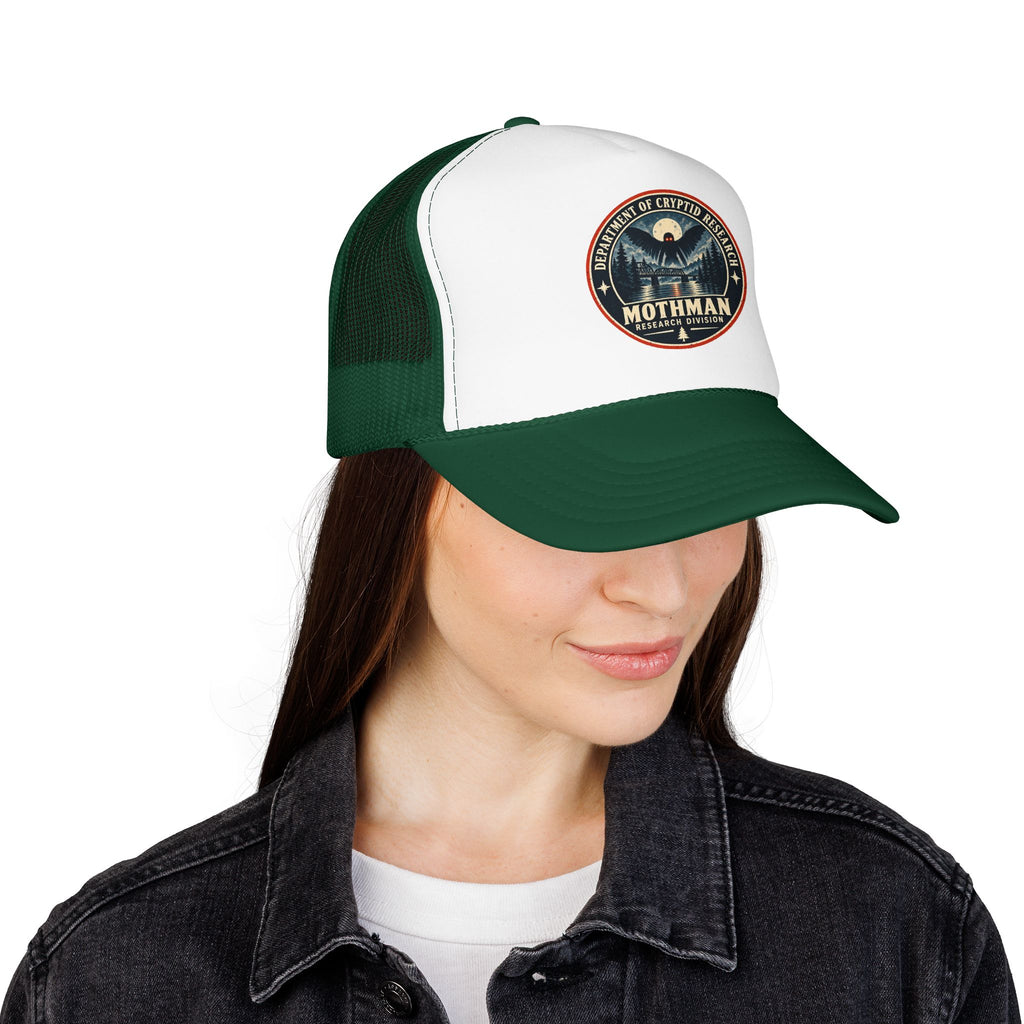 Mothman Department of Cryptid Research Foam Trucker Hat