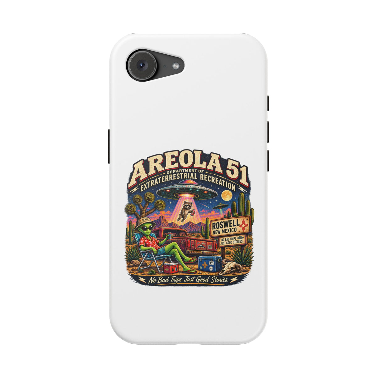 Areola 51 retro Magnetic Impact-Resistant Phone Case
