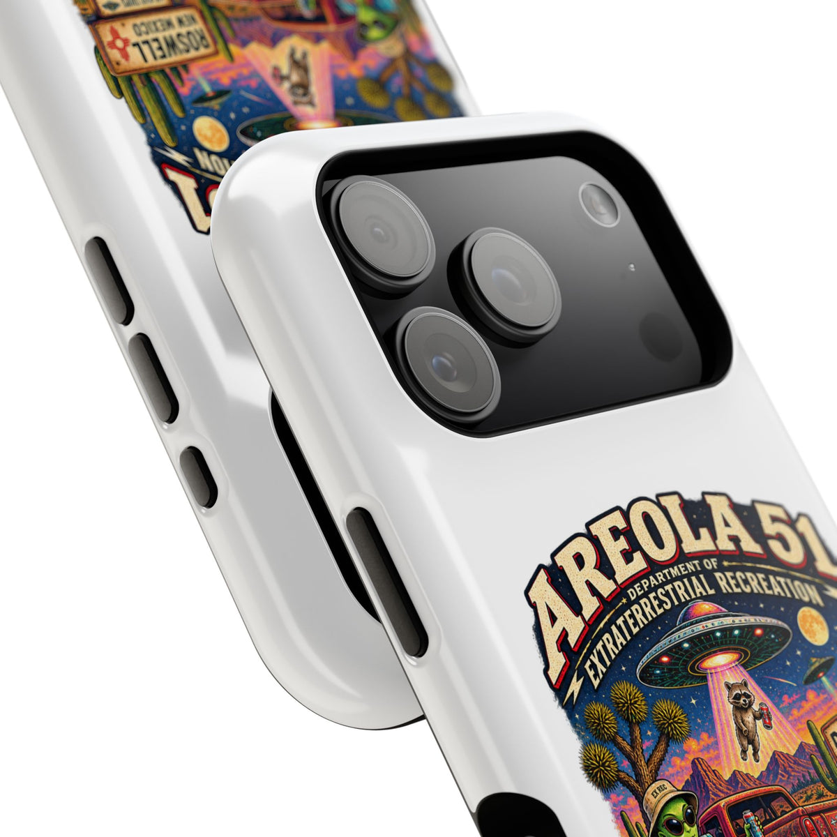 Areola 51 retro Magnetic Impact-Resistant Phone Case