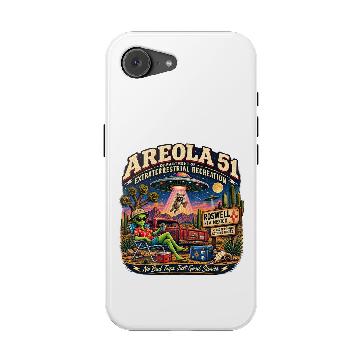 Areola 51 retro Magnetic Impact-Resistant Phone Case