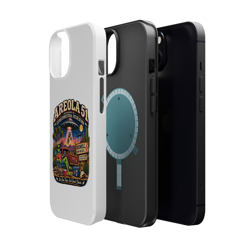 Areola 51 retro Magnetic Impact-Resistant Phone Case