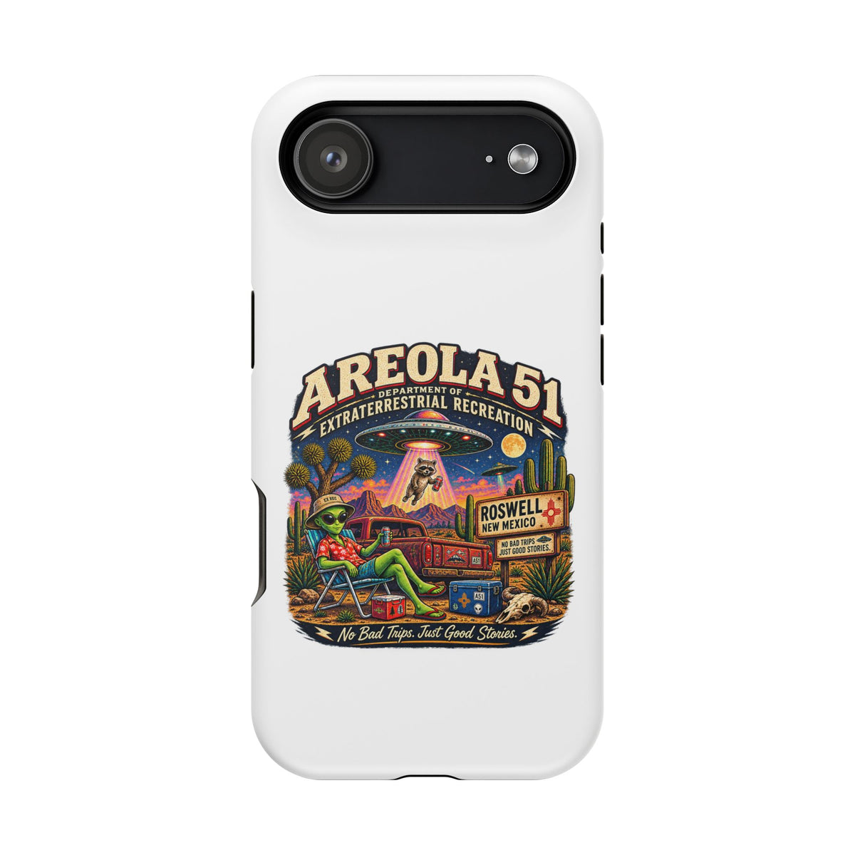 Areola 51 retro Magnetic Impact-Resistant Phone Case