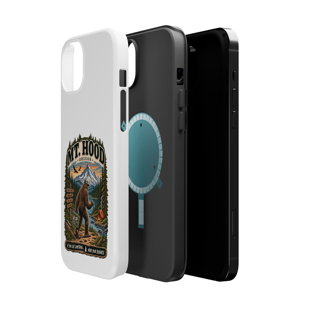 Mt. Hood Oregon Sasquatch Phone Case — Magnetic Impact-Resistant