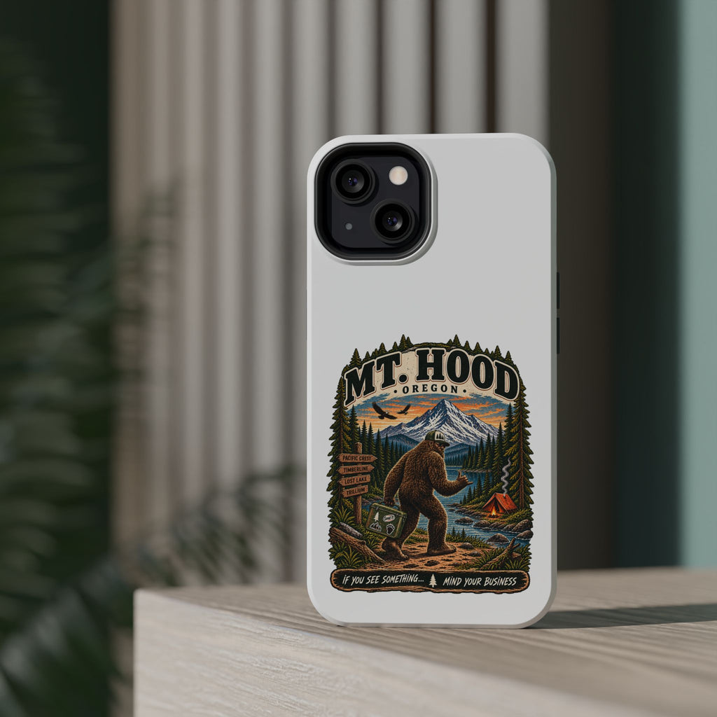 Mt. Hood Oregon Sasquatch Phone Case — Magnetic Impact-Resistant