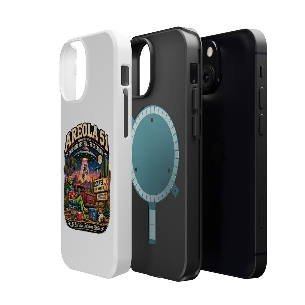 Areola 51 retro Magnetic Impact-Resistant Phone Case