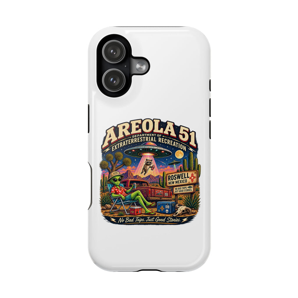 Areola 51 retro Magnetic Impact-Resistant Phone Case