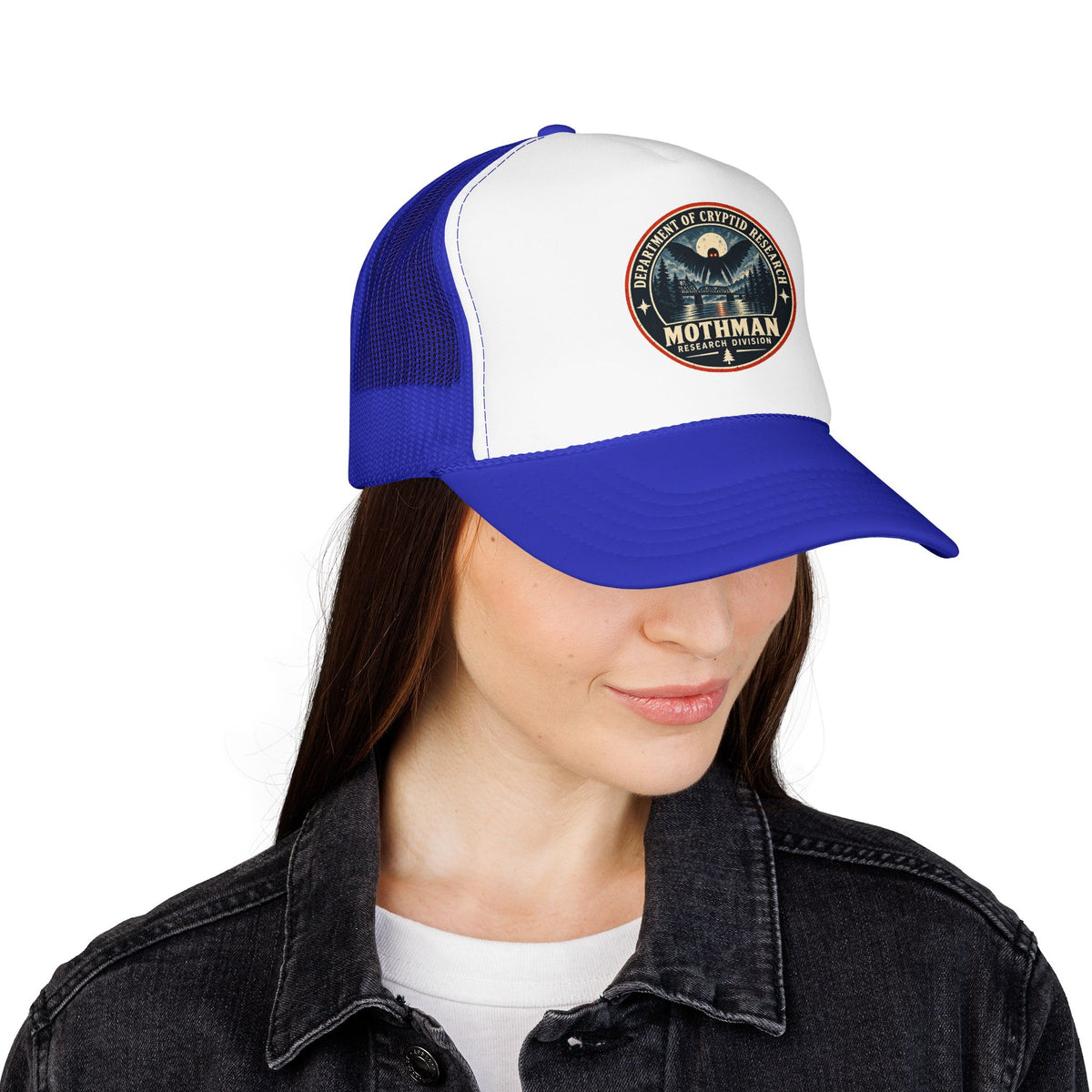 Mothman Department of Cryptid Research Foam Trucker Hat