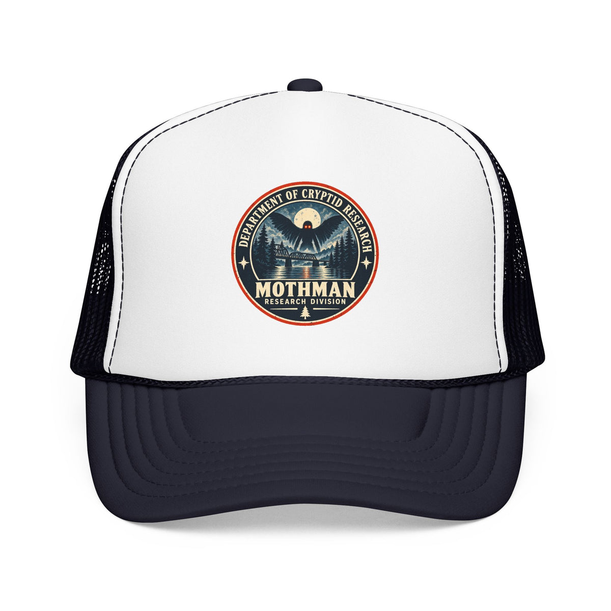 Mothman Department of Cryptid Research Foam Trucker Hat
