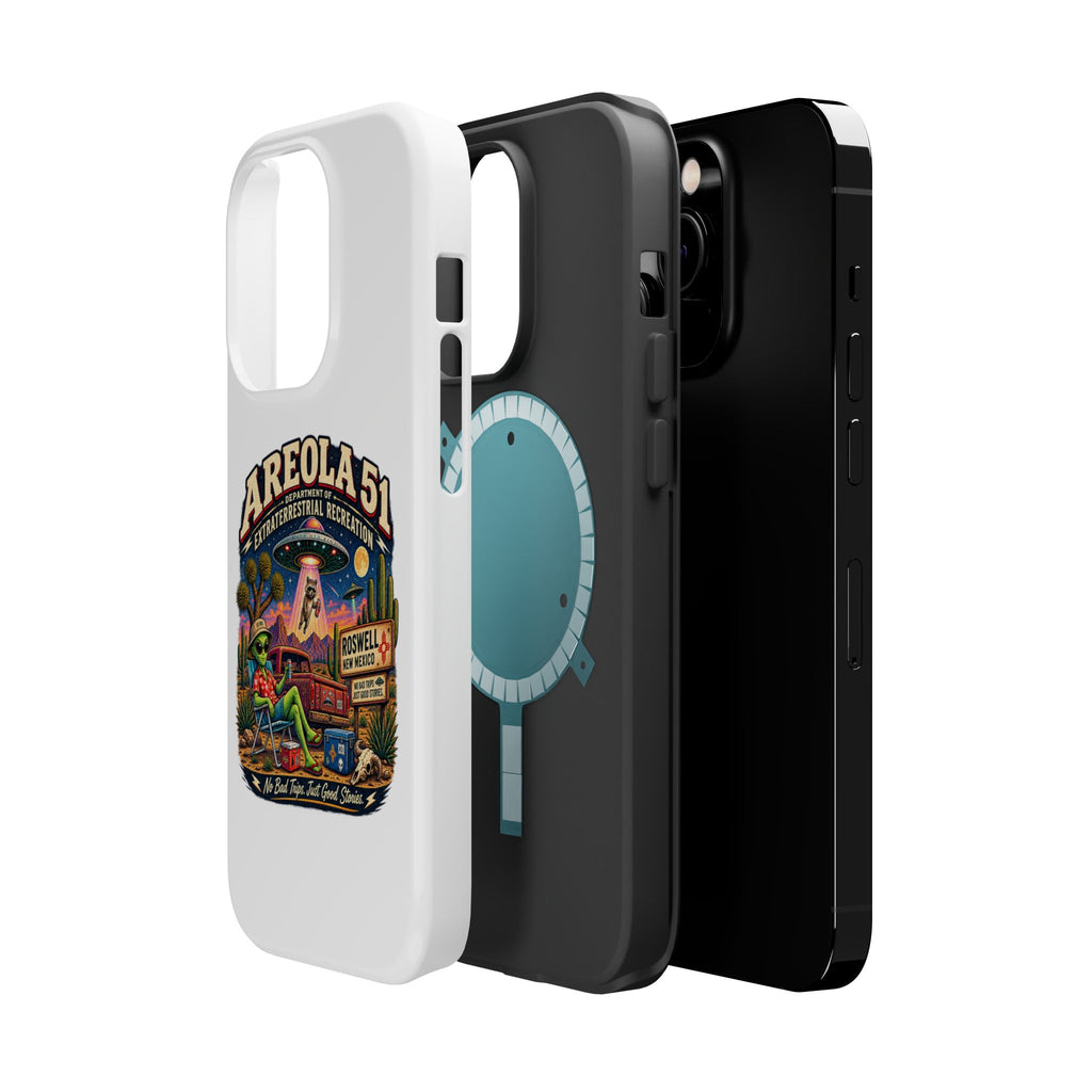 Areola 51 retro Magnetic Impact-Resistant Phone Case