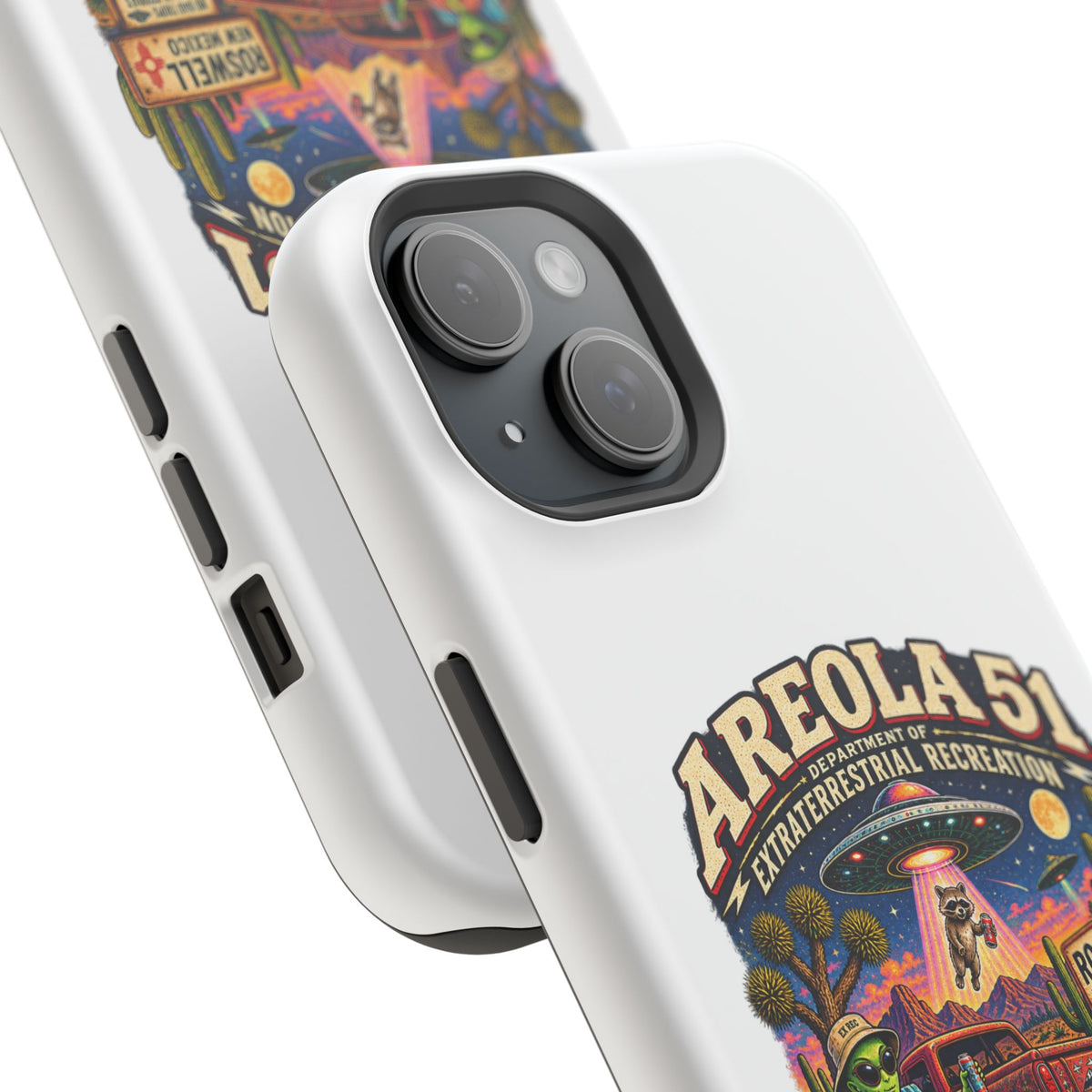 Areola 51 retro Magnetic Impact-Resistant Phone Case