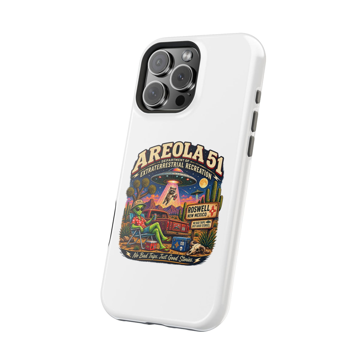 Areola 51 retro Magnetic Impact-Resistant Phone Case